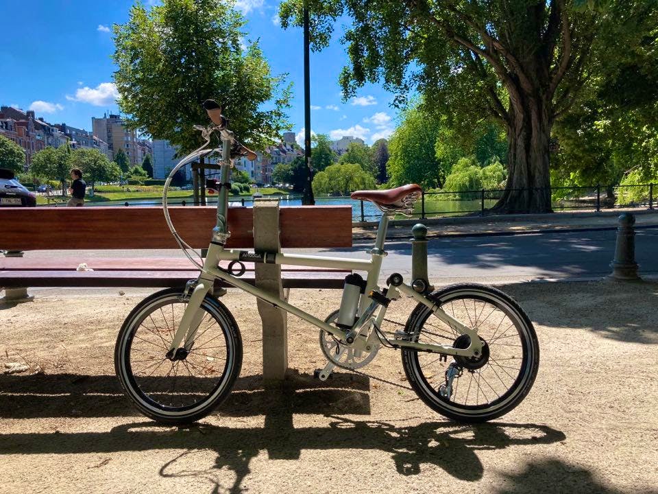 [Vélo volé] Fiche du vélo Ahooga Blanc mybike.brussels