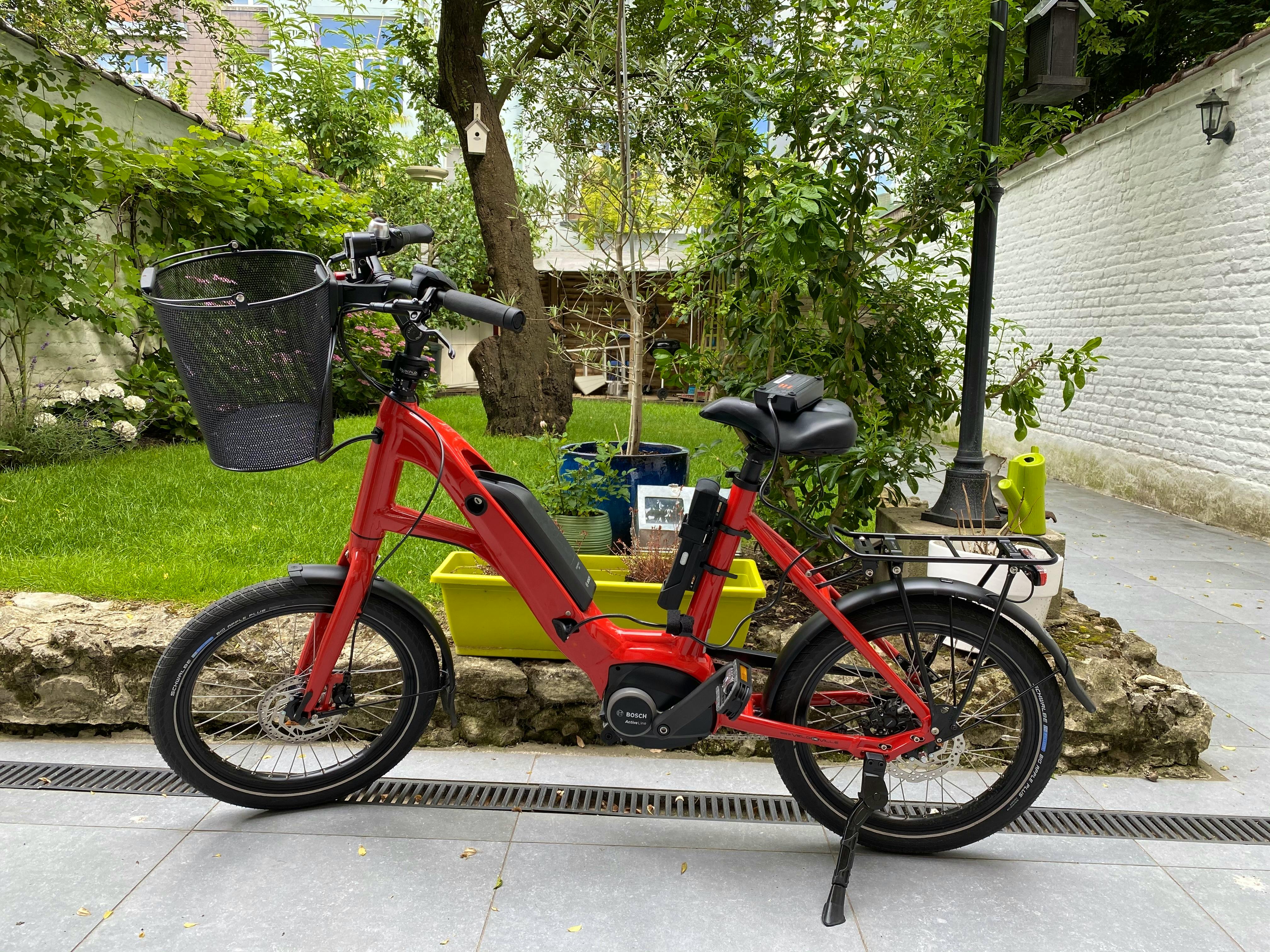 [Vélo volé] Fiche du vélo Velo De Ville Rouge mybike.brussels